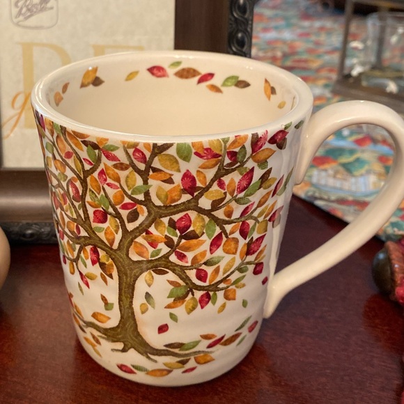 Pier 1 Autumn Tree Ironstone Mug - Picture 1 of 5